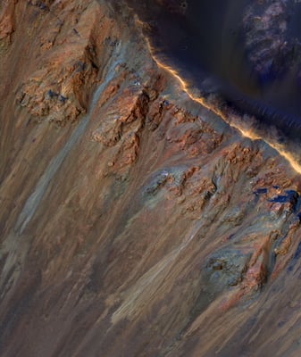What is Causing Martian Landslide?